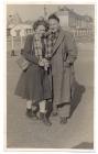 Gwyneth and Gwlithyn Snook, Barry Island, 1950&...
