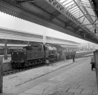 Window Cleaning at Aberystwyth Station, 19 July...