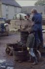 Cider making, Cilgwyn Farm Boughrood, Powys, 1977