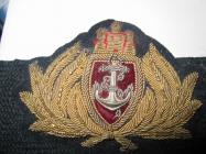 Watkin Evan Jones' Cap Badge from HMS Conway