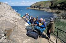 Martin's Haven Landing - setting off to Skokholm