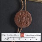 NLW Penrice and Margam Deeds 206 (seal 2) front...