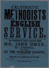 College chapel service. 1886