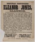 Deisyfiad Gostynedig Eleanor Jones LLannon c.1864