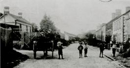 Entrance to Cross Inn Railway Station