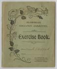 Exercise book owned by Frank Shepherd showing...