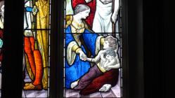 Machynlleth church window 