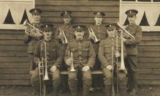 Some members of the 2nd London Welsh band at...