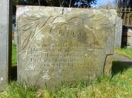 A18 Grave in area A at St John's church,...