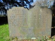 A20 Grave in area A at St John's church,...