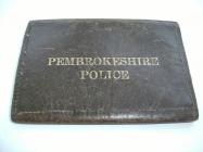 Pembrokeshire Police Warrant card