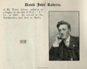 Gallipoli - Corporal David John Roberts -...