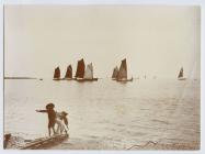 Post Card. Fishing boats, Aberystwyth,...