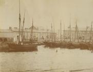 Post Card. Aberaeron inner harbour, Ceredigion...