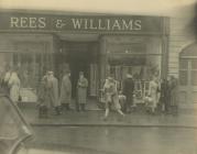 Rees and Williams Shop, Maesteg 