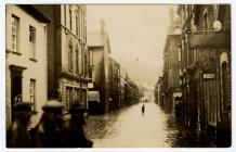 Flooding in Aberystwyth, date unkown