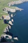  THE GREEN BRIDGE (OF WALES) AND ELEGUG STACKS,...