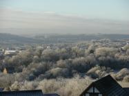 Hoar frost over Bridgend