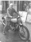 Richard Trevor Daniels on his Motorbike in...