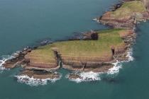  PROMONTORY FORT AT SHEEP ISLAND, CASTLE SECTION