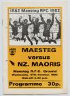 Rhaglen gêm rygbi, Maesteg vs N.Z Maoris, 1978