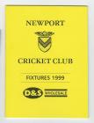 Newport Cricket Club Fixtures booklet, 1999