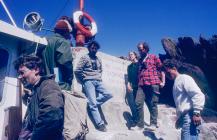 Skokholm - Various people at South Haven - 1989