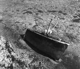 View of the wreck of SS Samtampa off Porthcawl,...