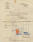 Invoice and receipt from R. H. Seel and Co,...