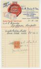 Shop Invoice from S.M. Davies & Son, Talybont