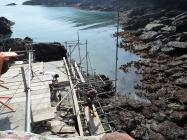 Skokholm Jetty repair 2011 