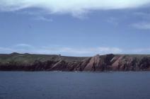 South Haven, Skokholm Island from the sea. 1982.