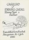 Casgliad o enwau caeau rhwng Tywi a Llwchwr yn...