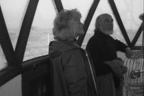 Skokholm - Bob and Stella Culwick in Lighthouse...