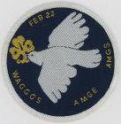 WAGGGS World Thinking Day badge patch - Dove...