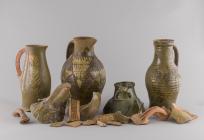 Late Medieval jugs discovered at the sites of...