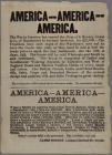 America America America c.1862 poster