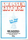 Programme cover, v. Reading, January 1980