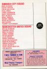 Programme page, v. Manchester United, January 1986