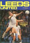 Programme cover, v. Leeds, January 1982