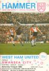 Programme cover, v. West Ham, April 1982