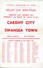 Programme cover, v. Newport County, March 1961