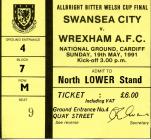 Ticket, v. Wrexham, May 1991
