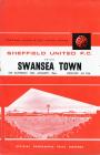 Programme cover, v Sheffield United, January 1964