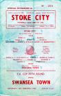 Programme cover, v. Stoke City, February 1964