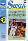 Programme cover, v. Mansfield Town, August 1992