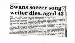 Newspaper article about Swansea City Football Club