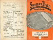 Football Programme - Swansea Town versus...