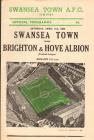 Football Programme - Swansea Town versus...