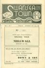 Rhaglen Pêl-droed, Swansea Town erbyn Millwall